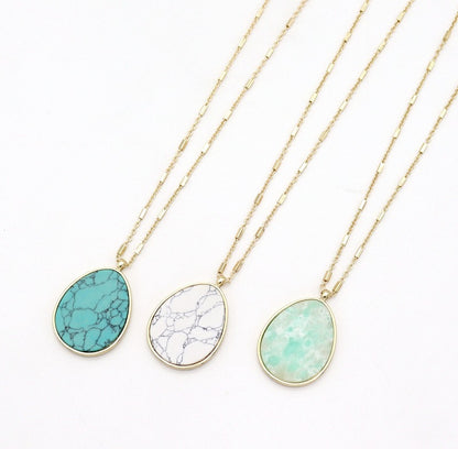 European And American Style Jewelry Drop-shaped Turquoise Inlaid e4b806b2 11d2 43f2 9dfc 80711a1e4971