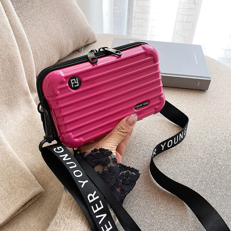 Women's Fashion Mini Luggage Shape Shoulder Crossbody Bag e4ba369b 9d2b 4b57 ab7d 46db5ca6f83c