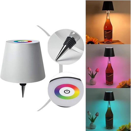 Wireless Desk Lamp LED Creative Wine Bottle Lamp Detachable Portable Charging Atmosphere Decorative Lamp e4c1ae78 3f7f 4433 b