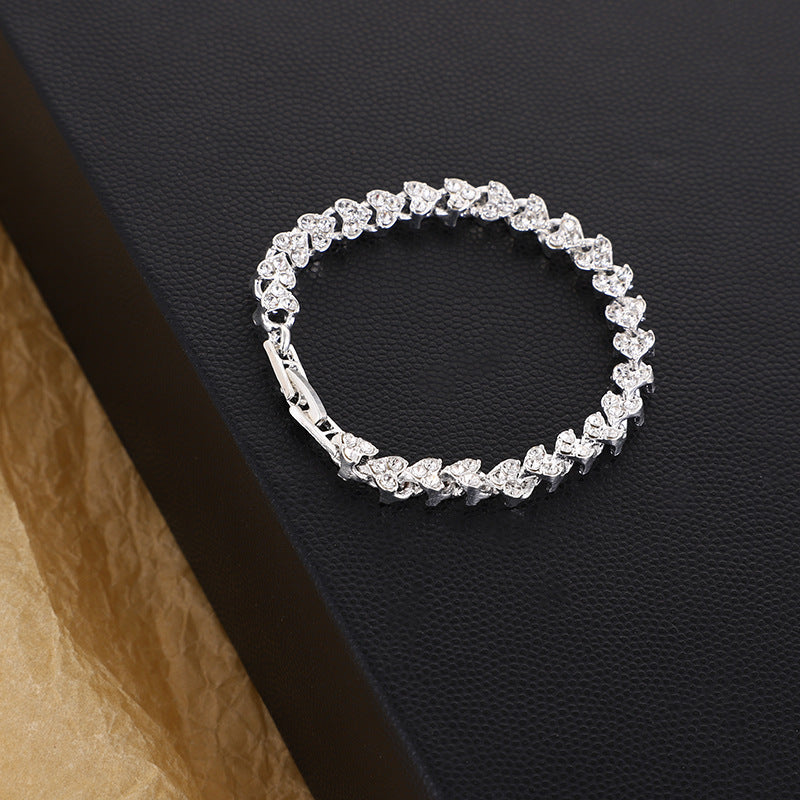 Simple Natural Diamond Crystal Bracelet Contracted e4c5d9c4 e26b 4b73 b1ba b8c94b2c4048