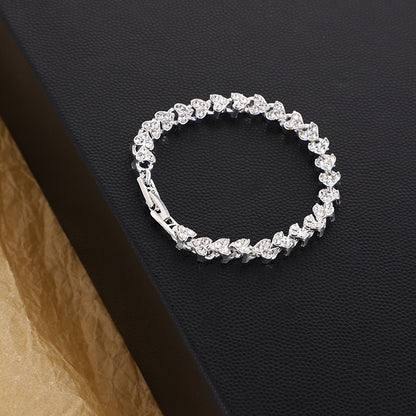 Simple Natural Diamond Crystal Bracelet Contracted e4c5d9c4 e26b 4b73 b1ba b8c94b2c4048
