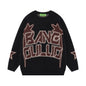 Vintage Star Letters Jacquard Round Neck Sweater e4d6a12c ca3a 487a 88c6 e4ecf0b03033