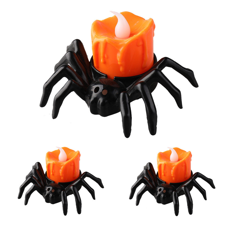 Halloween Festival Atmosphere Creative Halloween Spider Candlestick Ornaments e4df2539 8402 49f8 af93 5179498dbc2e