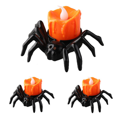 Halloween Festival Atmosphere Creative Halloween Spider Candlestick Ornaments e4df2539 8402 49f8 af93 5179498dbc2e