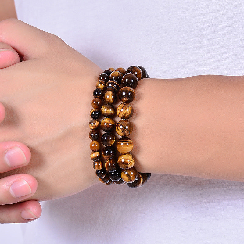 Natural Grade A Yellow Tiger's Eye Yoga Energy Bracelet e4e62a2e 38e1 4966 ae04 e03f3935af8a