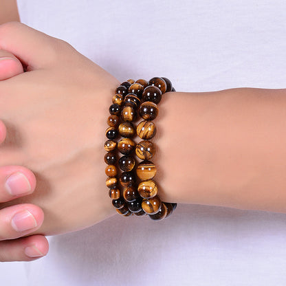Natural Grade A Yellow Tiger's Eye Yoga Energy Bracelet e4e62a2e 38e1 4966 ae04 e03f3935af8a