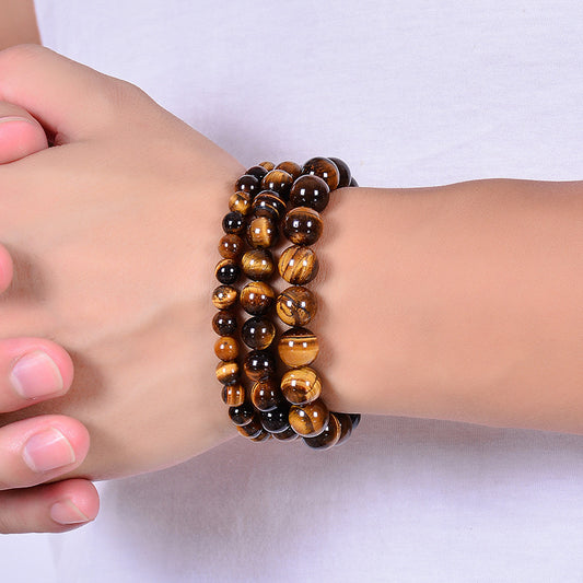 Natural Grade A Yellow Tiger's Eye Yoga Energy Bracelet e4e62a2e 38e1 4966 ae04 e03f3935af8a