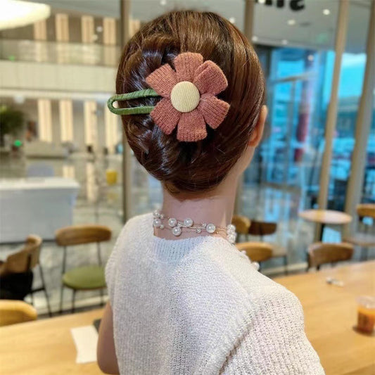 Large Cloth Flower Hairpin Hair Curling At The Back Of The Head High-end Mori Clip e4e6cb11 2e88 49b6 aa18 a0f65a116765