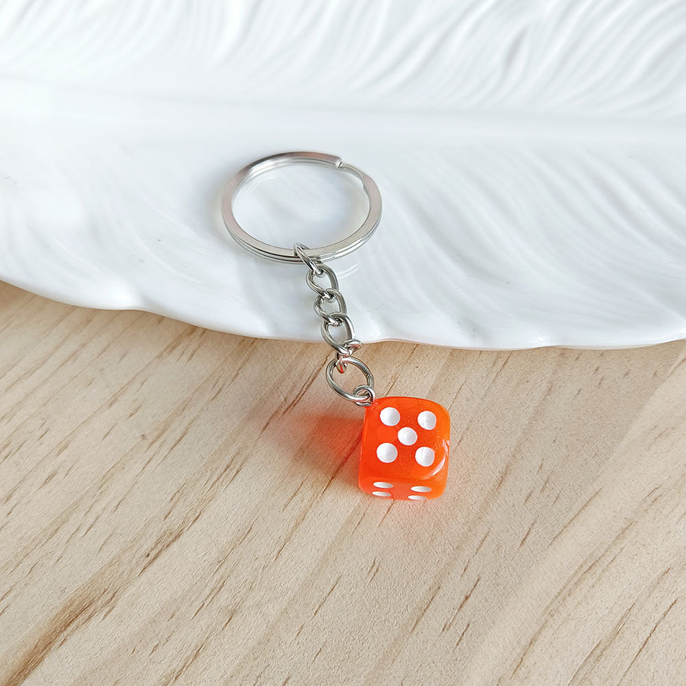 Creative Small Size Dice Keychain DIY Bag Bag Charm e4e87f40 a030 4cb3 8e09 c6512cee8edd