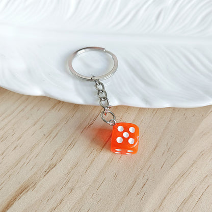 Creative Small Size Dice Keychain DIY Bag Bag Charm e4e87f40 a030 4cb3 8e09 c6512cee8edd