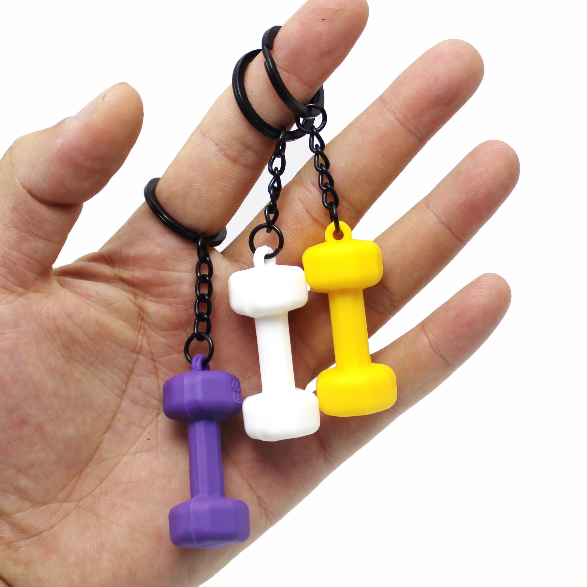 Fitness Sports Equipment Dumbbell Key Ring Ornaments Souvenir e511ff18 c6dc 4510 95e0 817f5151ba71