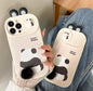 Furry Panda Phone Case Cute Protective Cover e52432c7 fd70 4e92 8577 d694d41a5504