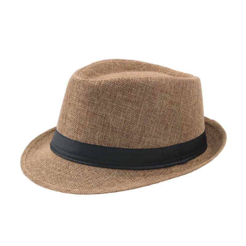 Fashion Personality Linen Top Hat Men e52ce4c1 5524 42b9 8f31 10acd5674f93