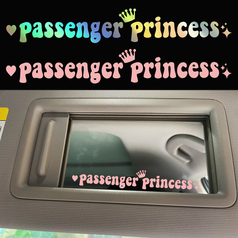 Passenger Princess Automobile Sticker Interesting Creative Suitable For Car Rearview Mirror e530e48c ad2f 4e8c bd80 4f4d46525