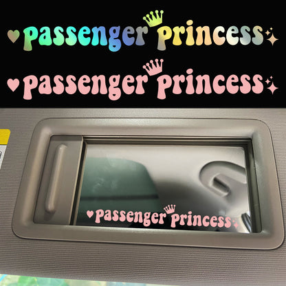 Passenger Princess Automobile Sticker Interesting Creative Suitable For Car Rearview Mirror e530e48c ad2f 4e8c bd80 4f4d46525