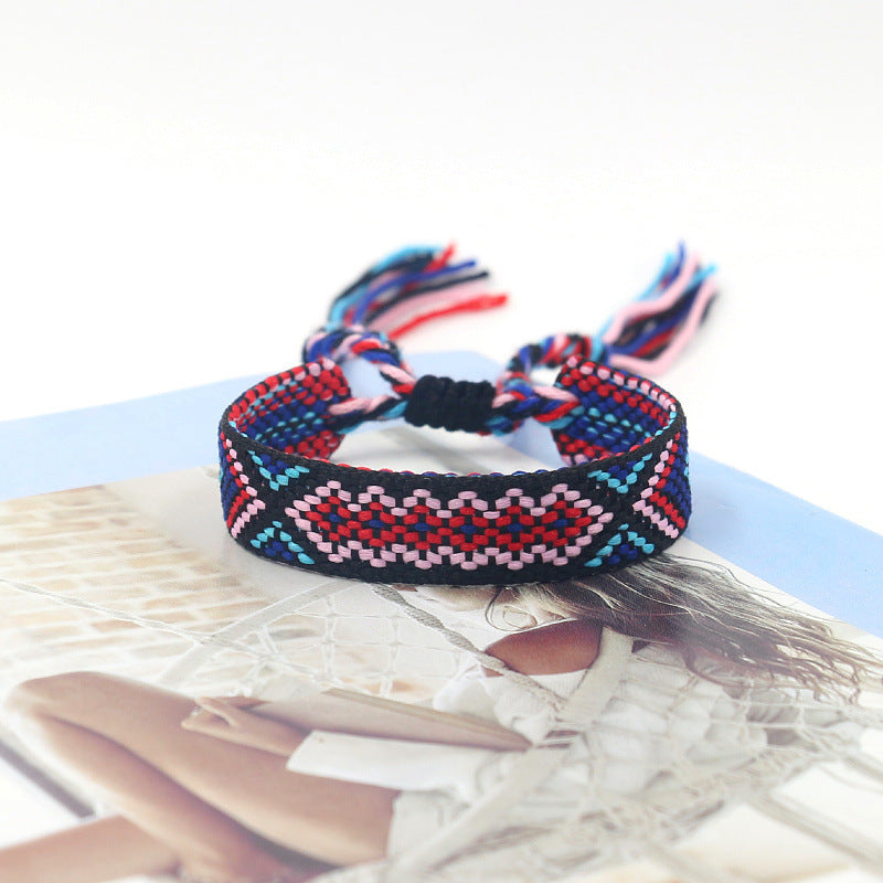 Bohemian Color Woven Bracelet Wristband For Fans e53566ee ce33 49fa bfdc 33f4d5b8acb6