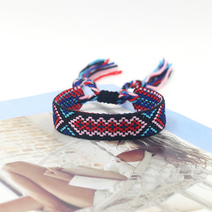 Bohemian Color Woven Bracelet Wristband For Fans e53566ee ce33 49fa bfdc 33f4d5b8acb6
