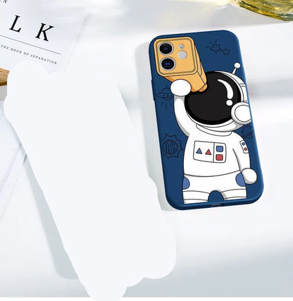 Telescope Astronaut Mobile Phone Case Soft Shell e53dc999 b495 4148 996a 84179e5b3325