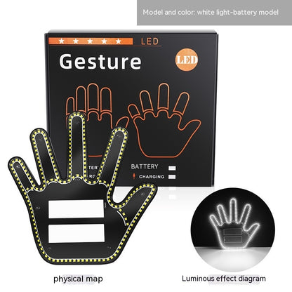 Car Gesture Light Finger Lights Car Multifunction Prompt Warning Light home decor e54ab603 b85d 43f1 8f21 fce7221ab94f 8b2201