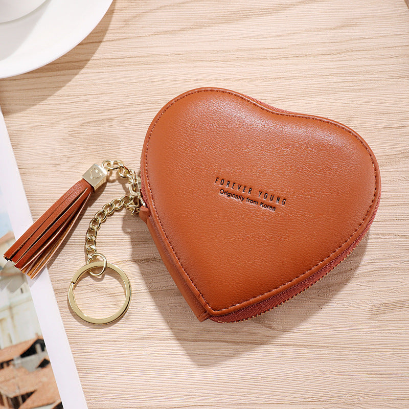 Personalized Key Chain Lovely Heart-shaped Coin Bag e55bbd44 6ba6 4f76 b57c 4821a26e0b61 50ad8963 ad47 4476 9930 9236114e3e06