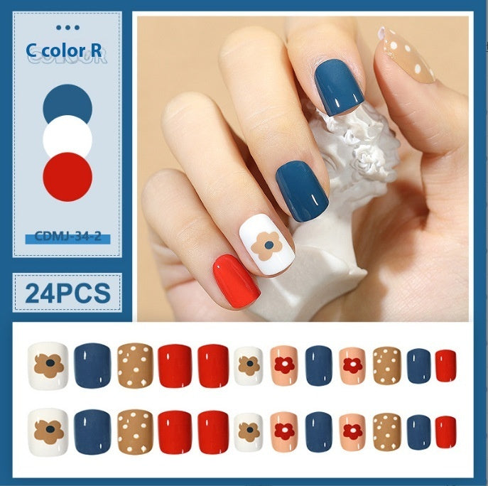 Women's European, American And French Style Pieces Fake Nail Patch e579147a f361 4c54 844d a70a7ae8bc6b trans