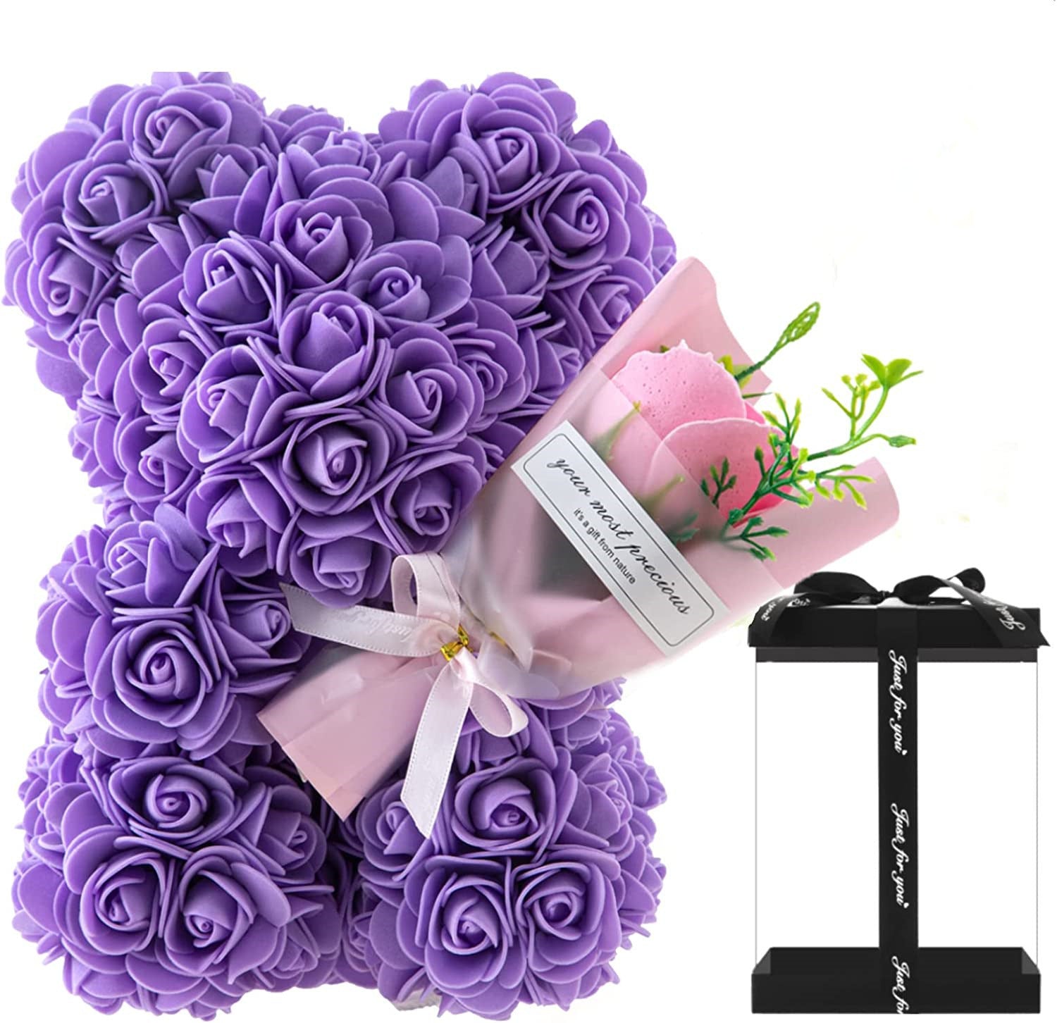 Rose Bear Preserved Fresh Flower Valentine's Day Birthday Gift e594614b 0a57 4c40 8a5c 645a58027dae 1789a168 2ed8 43db 9603 8