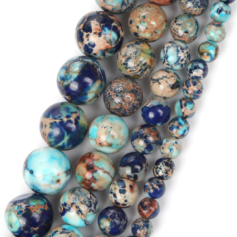 Natural Lapis Lazuli Emperor Turquoise Handmade DIY Bead Semi-finished Product e59b482e 9eda 4bc1 9584 d2a0606f4603
