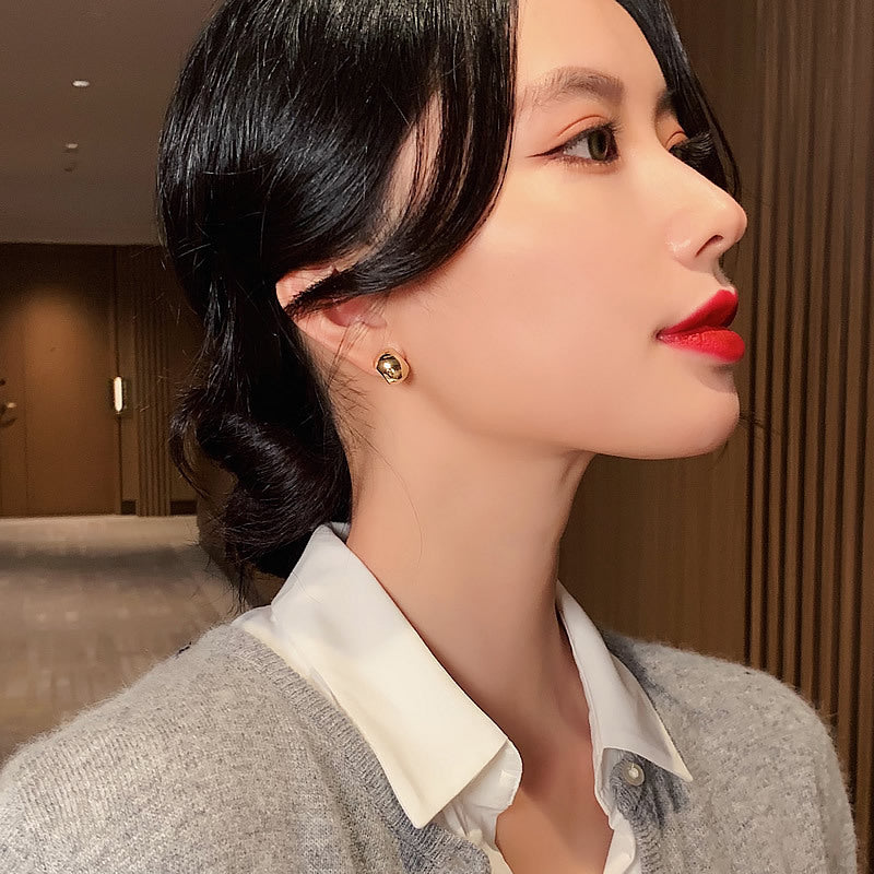Retro Exaggerated 925 Silver Diamond Net Celebrity Simple Earrings Women e5bbed71 a0ca 4385 ade4 809ef7e1fbd0