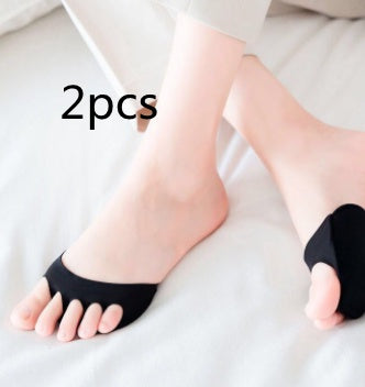Ankle Toe Socks Women's Summer Thin Front Palm Half Toe Socks Cotton Socks Bottom Invisible Sandals High Heels Foot Sock e5bf