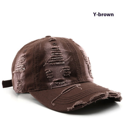 Retro Pure Color Washed Hole Light Board Baseball Cap e5ec714d 4153 46dd b4c2 fb0596384a1a trans