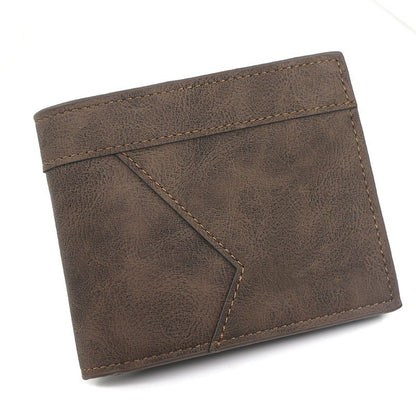 Men's Short Matte Leather Large Capacity Wallet e5f54e44 b1d6 43a8 b36b 386eba9969d2