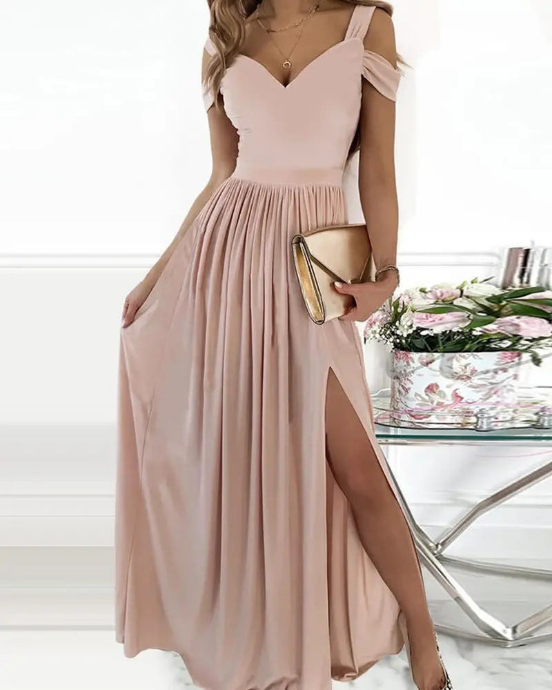 Long Floor Length Elegant Greek Style Pleated Dress e615b030 72c1 40f9 8a90 b081b1ef24e9
