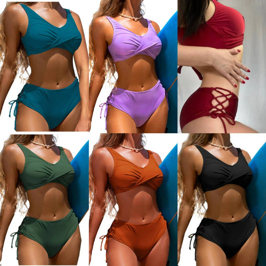High Waist Swimsuit Split Two-piece Suit e61b0bb1 e8db 420a abdd c37ea0610d46