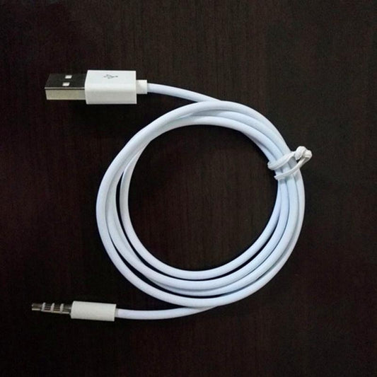 Silver Plating Car Phone Audio Cable USB To 3.5MM e61e35d5 1a31 4dc4 b484 7876abfc8e58
