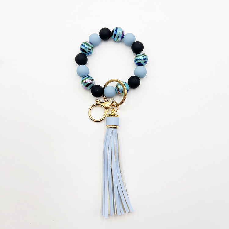 Handmade Beaded Bracelet Tassel Key Chain e6287aec 8f77 45c5 b2b2 978a85497300