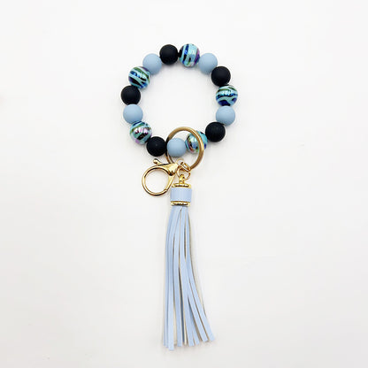 Handmade Beaded Bracelet Tassel Key Chain e6287aec 8f77 45c5 b2b2 978a85497300