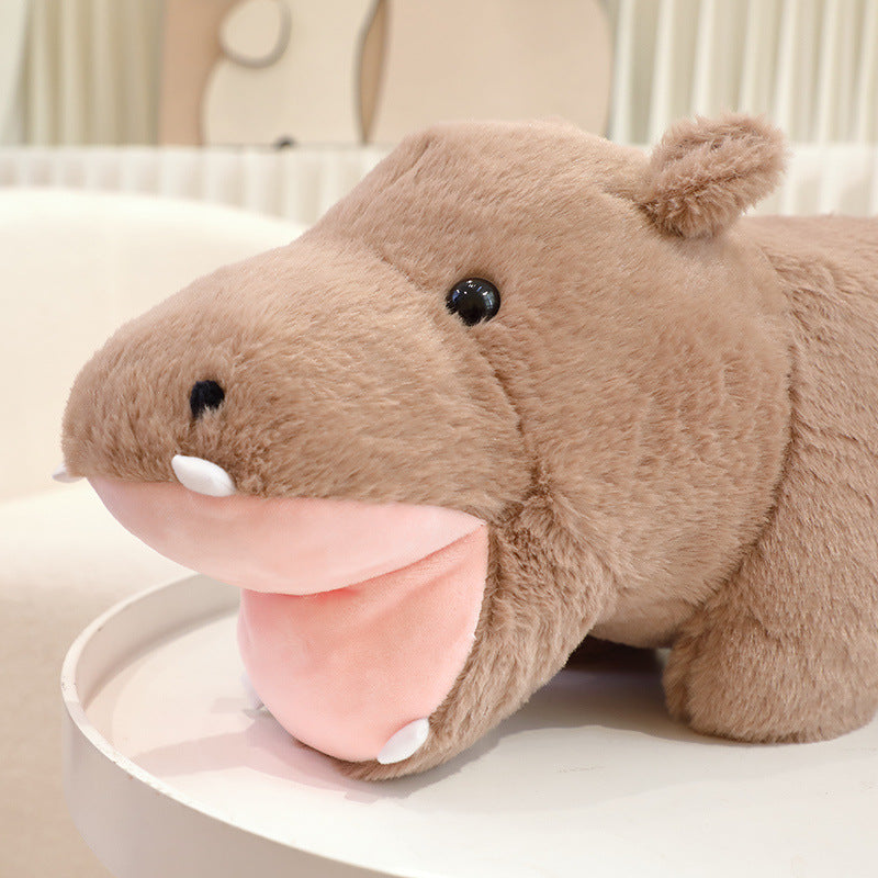Cute Fat Hippo Plush Doll Doll Pillow Cushion e6316b1e c2a8 4ba9 8f4d 4a9a2fd01928