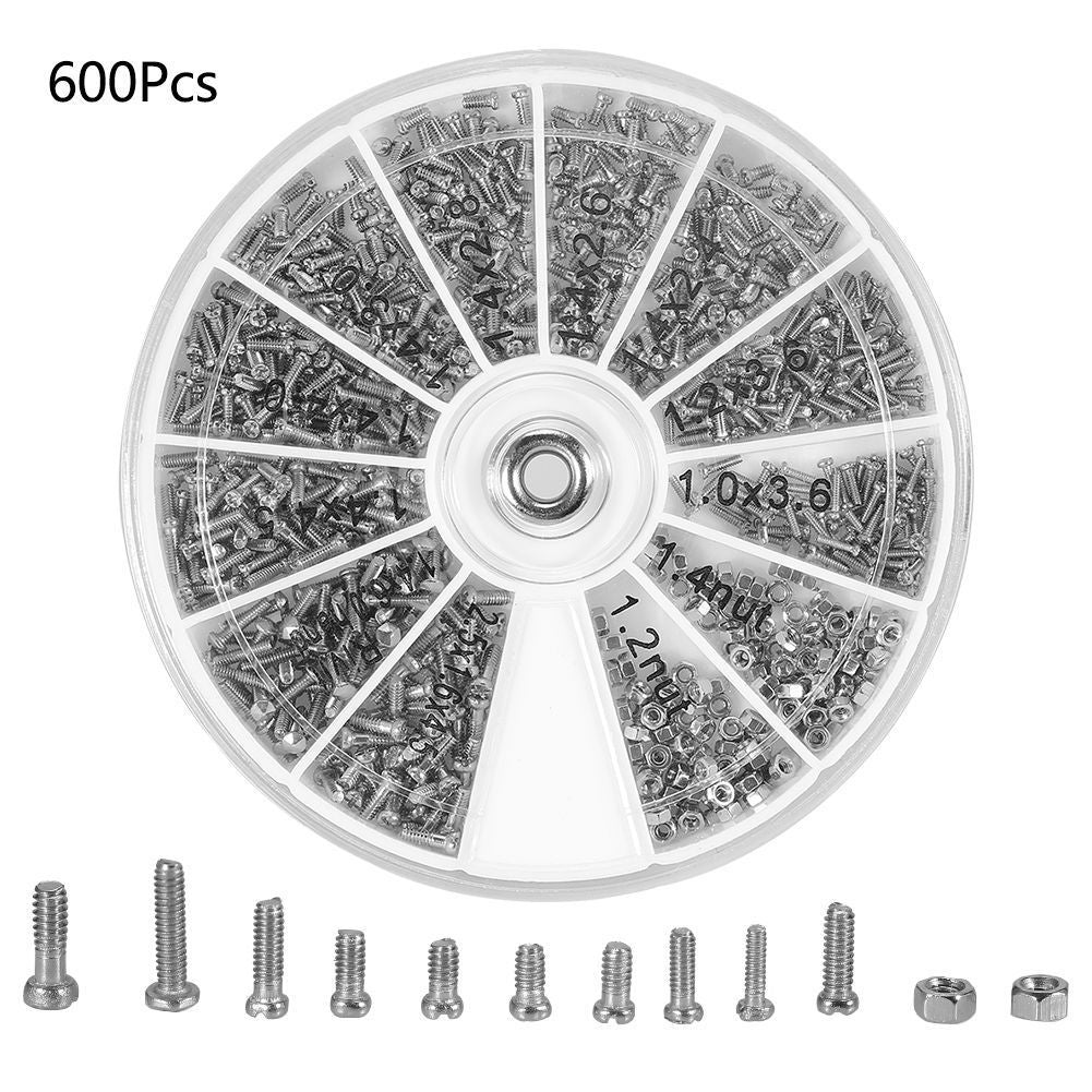 Stainless Steel Glasses Screw Nut Bolt Washer Watch Glasses Screw Kit e63e5717 e675 43ad 9611 7b720a7c02f8