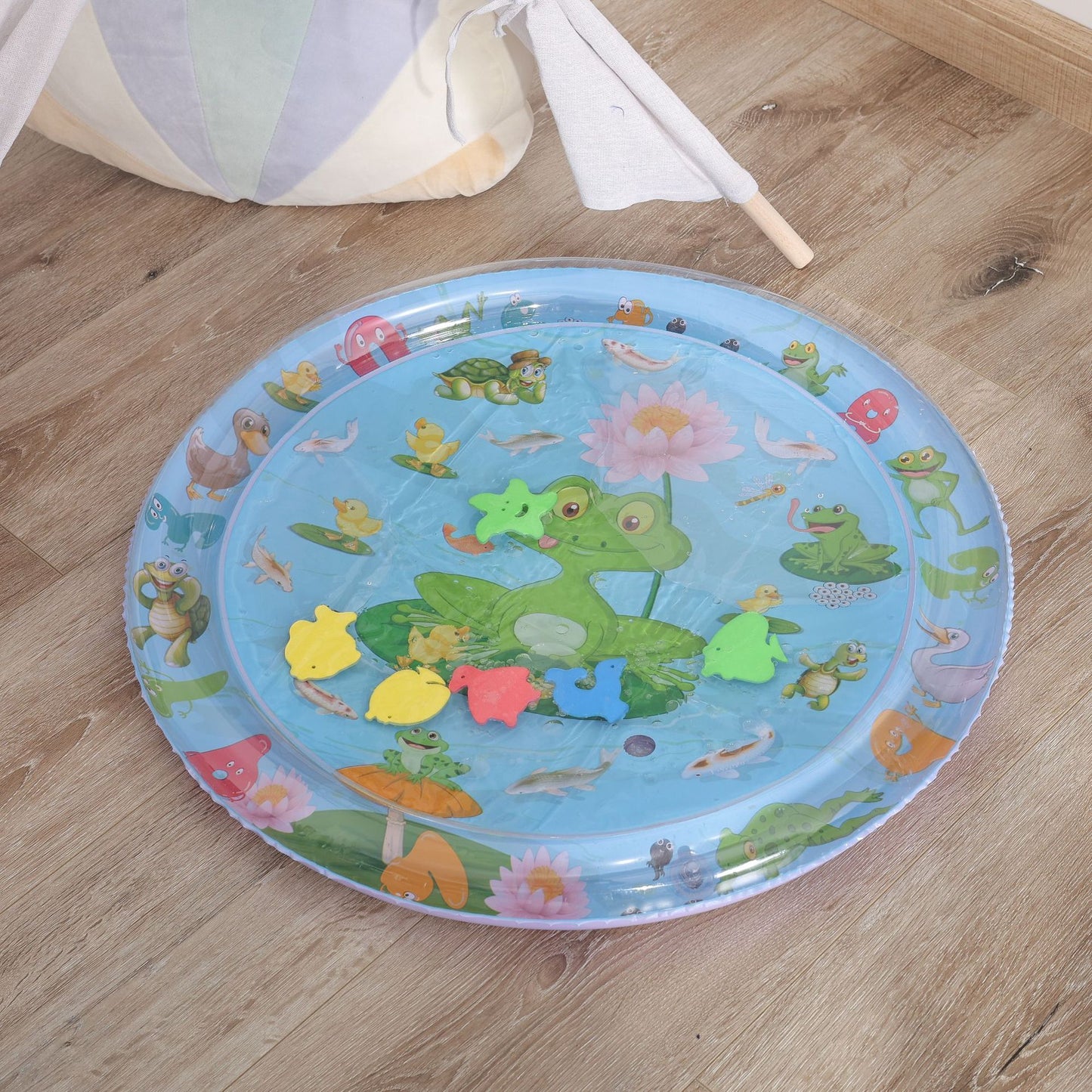 Children's Inflatable Marine Animal Racket Water Cushion Baby Crawling Racket Water Bag Racket Water Cushion Climbing Pad e65