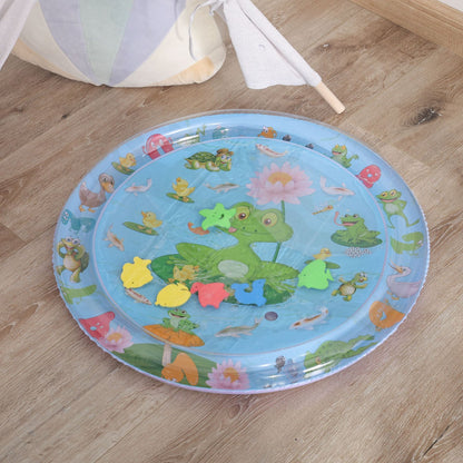 Children's Inflatable Marine Animal Racket Water Cushion Baby Crawling Racket Water Bag Racket Water Cushion Climbing Pad e65