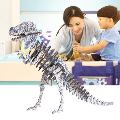 Rex Wooden 3D Puzzle Model Laser DIY Children's Puzzle Simulation Dinosaur Toys e65cc591 dd0d 4faa b19d 7dd11daabb79