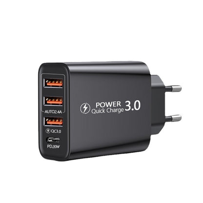 U.S. And European 3USB Mobile Phone Adapter - 图片 3