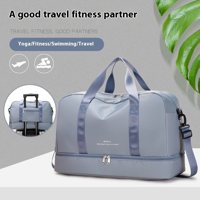 Large Capacity Travel Bag Short Business Trip Tote Bag Lightweight Luggage Bag e6630da1 8bd8 47e3 b493 702d4ae24f03 trans