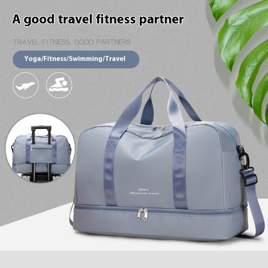 Large Capacity Travel Bag Short Business Trip Tote Bag Lightweight Luggage Bag e6630da1 8bd8 47e3 b493 702d4ae24f03 trans