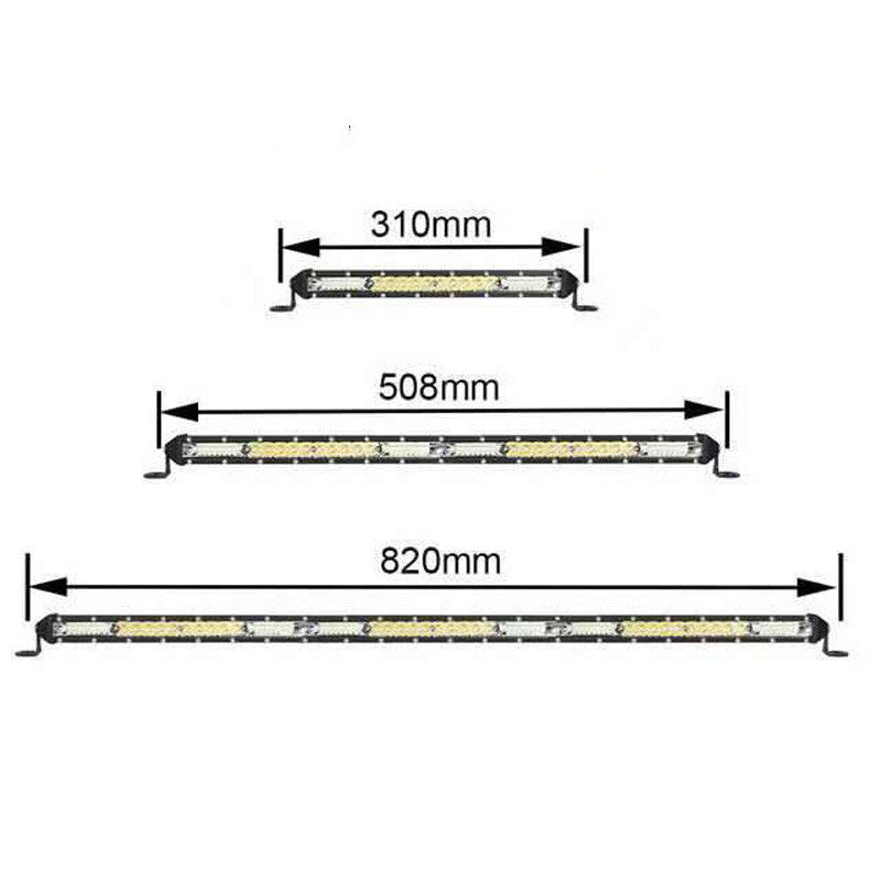 Ultra-thin Single Row Of Strip Lights Mixed Light On Motocross Roof e6639029 f0aa 4df8 92a5 6c9fd605a637