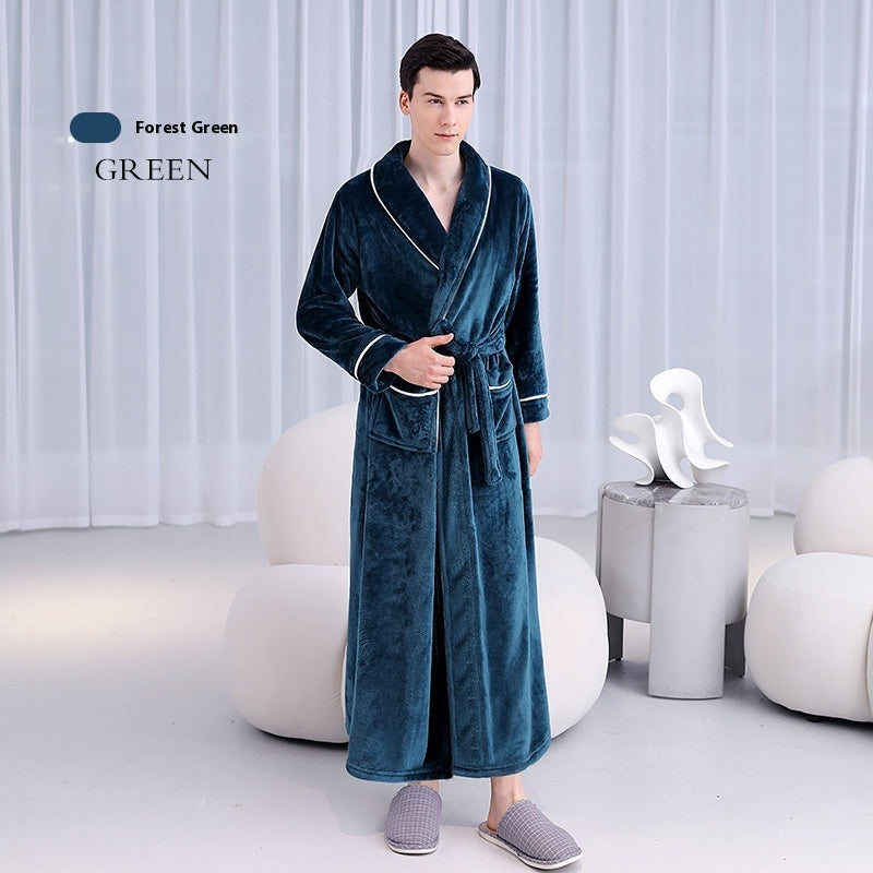 Extended Autumn And Winter Coral Fleece Bathrobe e66856bc 7d4e 442c b4a0 7ef42d789779 trans