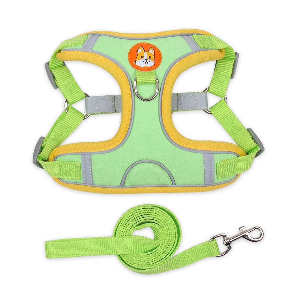 Dog Harness Cat Harness Reflective Dogs Leashs Soft Mesh Chest Strap e66d1d41 7042 48e6 bcd7 288ffeaed721
