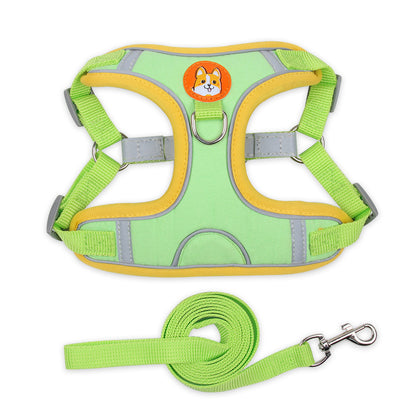 Dog Harness Cat Harness Reflective Dogs Leashs Soft Mesh Chest Strap e66d1d41 7042 48e6 bcd7 288ffeaed721