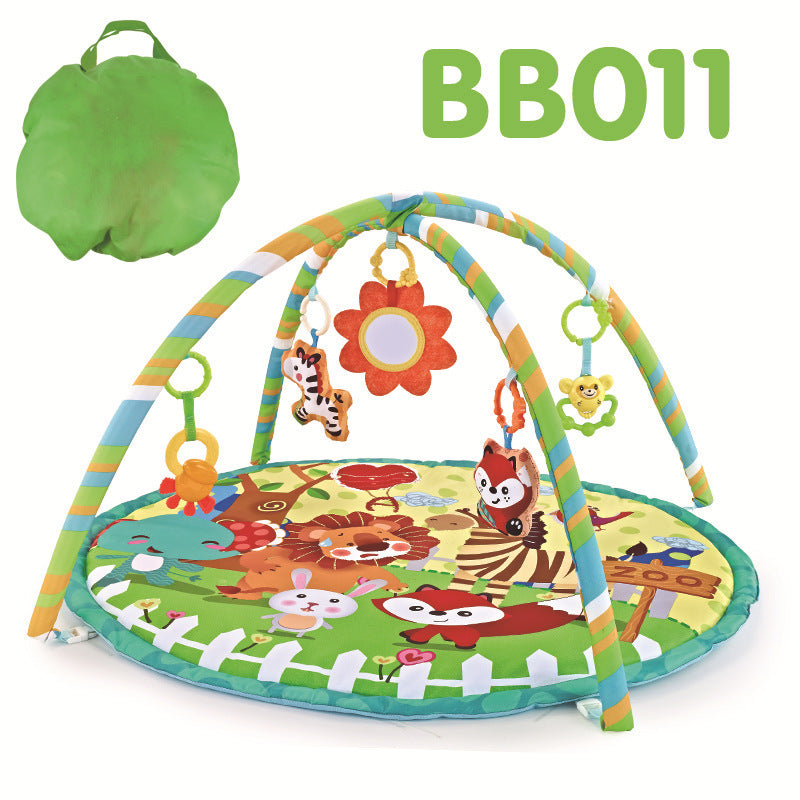 Children's Fitness Rack Game Round Blanket Crawling Floor Mat Toys e677138f afab 430e 9f4b 3272116106da