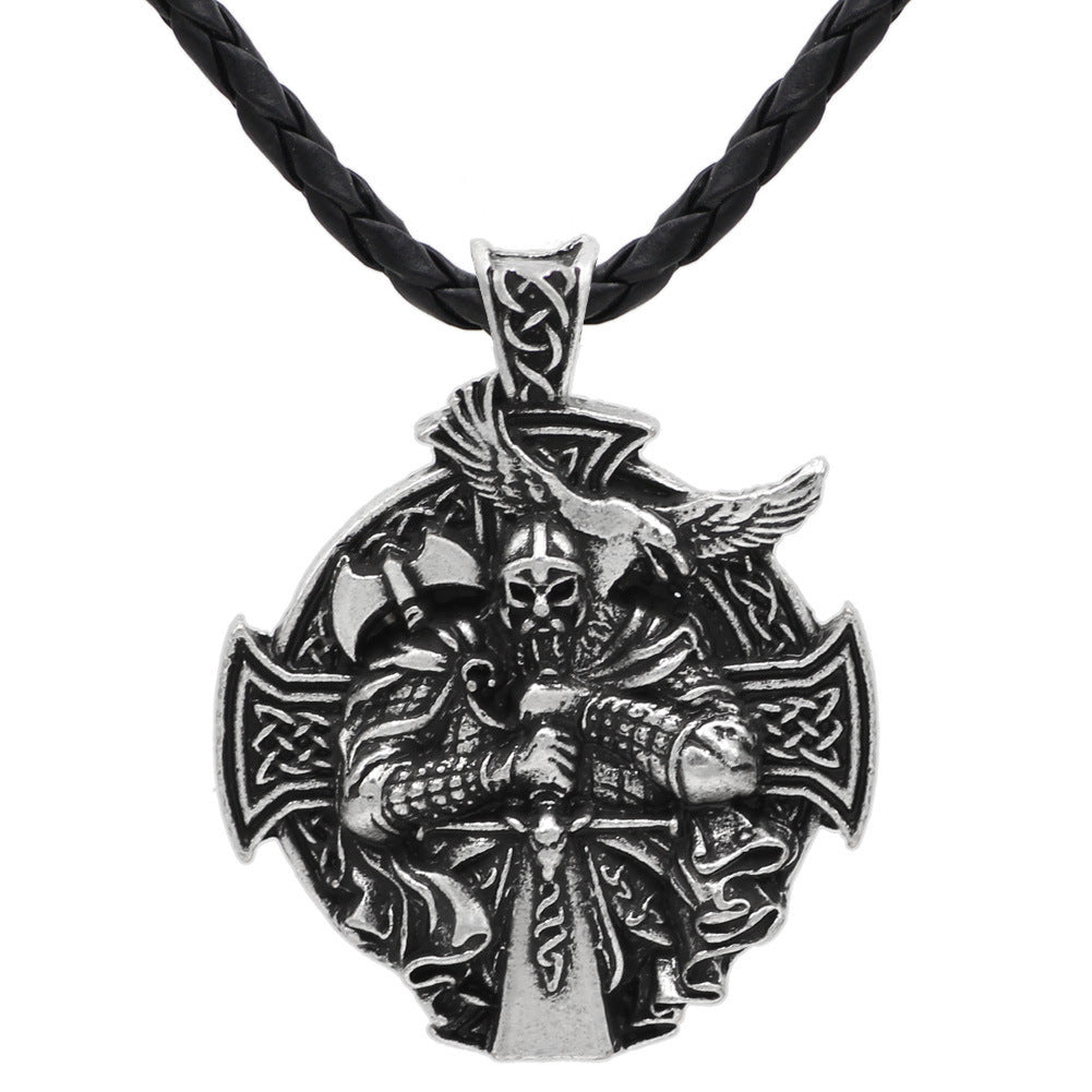 Viking Warrior Aoding Mount Crow Hammer Necklace e6851d79 2210 40a3 9a92 d4f460c3ec58